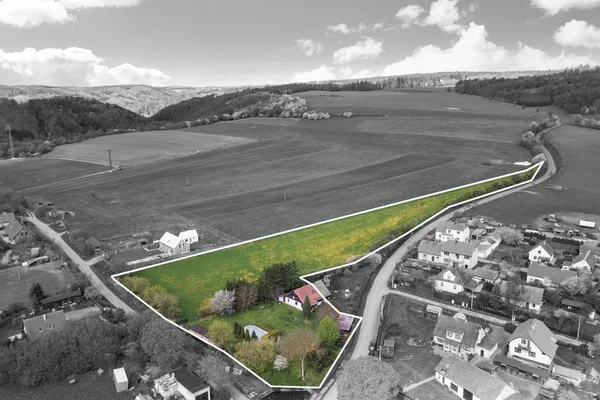 Drone - Nezabudice pozemek